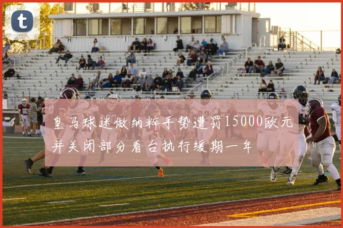 皇马球迷做纳粹手势遭罚15000欧元并关闭部分看台执行缓期一年