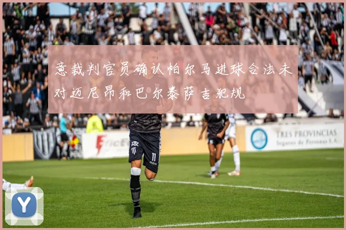 意裁判官员确认帕尔马进球合法未对迈尼昂和巴尔泰萨吉犯规
